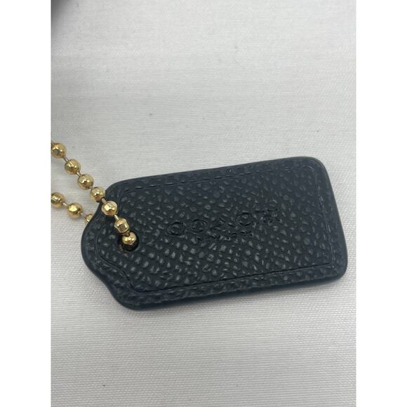 Coach Tan & Black Ocelot Print Coated Canvas Wristlet - Picture 6 of 11